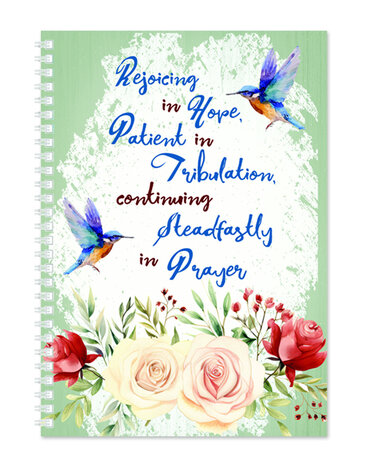 Schrijfdagboek softcover Rejoicing in Hope