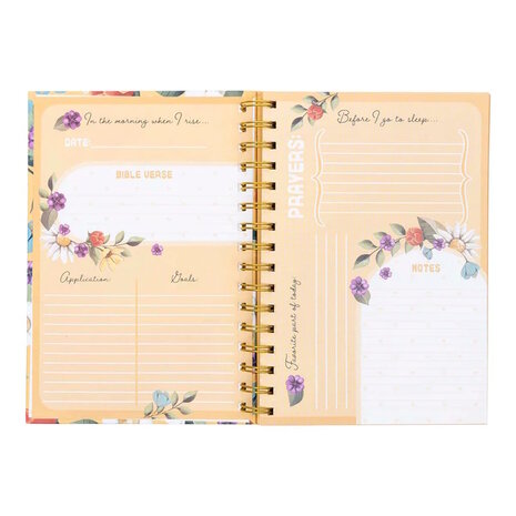 Schrijfdagboek spiraal Let your light shine