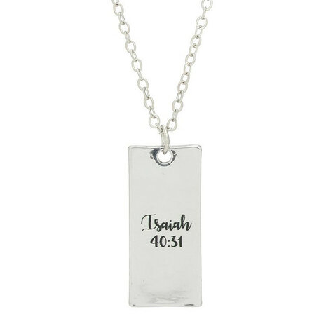 Hanger met ketting Those who trust in the Lord 