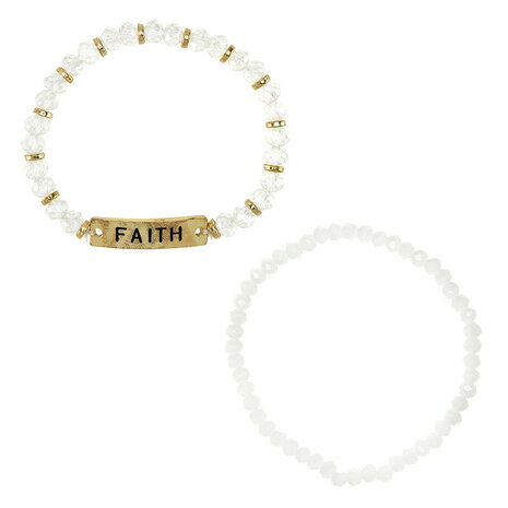 Stapelarmband Faith (2)