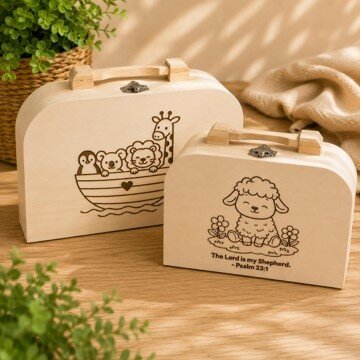 Houten koffer Ark van Noach