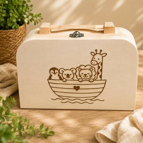 Houten koffer Ark van Noach