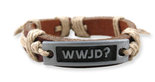 Bracelet-WWJD-leather