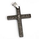 Pendant-cross-Our-Father-black