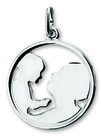 Silver-pendant-mother-with-child