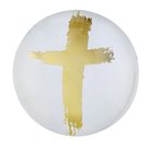Magneet-glas-rond-gold-cross