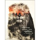 Wall-plaque-lion-Proverbs-28:1