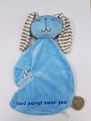 Schmusetuch-Kaninchen-blau-God-zorgt-voor-jou-gestickt