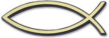 Car-emblem-fish-gold-13cm