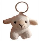 Keyring-white-small-lamb