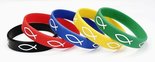 Armband-rubber-vis-geel