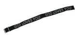 Armband-geweven-zwart-God-loves-you