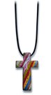 Necklace-cross-soapstone-pink