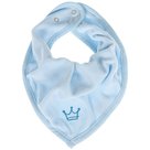 Baby-bandana-kroontje-blauw