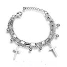 Armband-crosses-silver-color