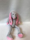 Plush-dog-pink-42cm-God-zorgt-regenboog