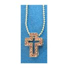 Necklace-crystal-cross-pink