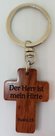 Keyring-cross-wooden-der-Herr-ist-mein-Hirte