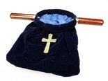 Offering-bag-velvet-with-cross-blue