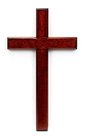 Cross-mahogany-60cm-hanging