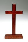 Cross-on-base-mahogany-10cm