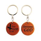 Keyring-wooden-awesome-God-round