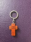 Keyring-cross-wooden-Le-Seigneur-est-mon