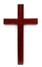 Cross-mahogany-100cm-hanging