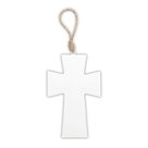 Hängendes-Kreuz-Email-Wandkreuz-weiß-5x203cm