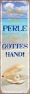 Magnet-5x15cm-Du-bist-eine-Perle-in-Gottes-Hand