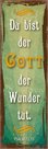 Magnet-5x15cm-Du-bist-der-Gott-der-Wunder-tut