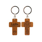 Keyring-dutch-cross-wood-Liefde-1-kor-13:4-8