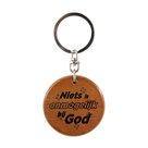 Keyring-dutch-round-wood-Niets-is-onmogelijk