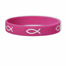 Bracelet-rubber-fish-pink