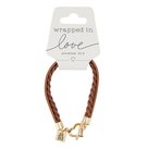 Armband-kunstleer-I-have-loved-bruin