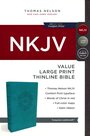 Blue-Imitation-Leather-NKJV-Large-Print-Thinline-Bible
