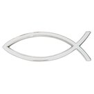 Car-emblem-silver-ichtus-13cm