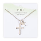 Halskette-Kreuz-Peace