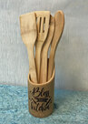 Utensil-holder-bamboo-with-spoons-Bless-this-kitchen