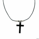 Necklace-Hematite-Cross