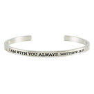 Manschettenarmbänder--I-am-with-you-always