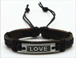 Armband-Leder-Love