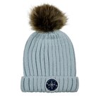 Womens-Beanie-with-pom-pom-silver-Jesus-washed-me