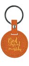 Leather-keyring-round-God-is-great-and-mighty