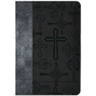 Tagebuch-mit-Reissverschluss-black-crosses