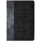 Schrijfdagboek-met-rits-black-crosses