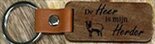 Keychain-wood-leather-De-Heer-is-mijn-Herder