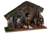 MDF-Stall-mit-7-Krippenfiguren