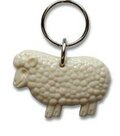 Keychain-sheep-de-Heer-is-mijn-herder-white