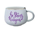 Becher-Be-strong-&amp;-courageous-Weiß